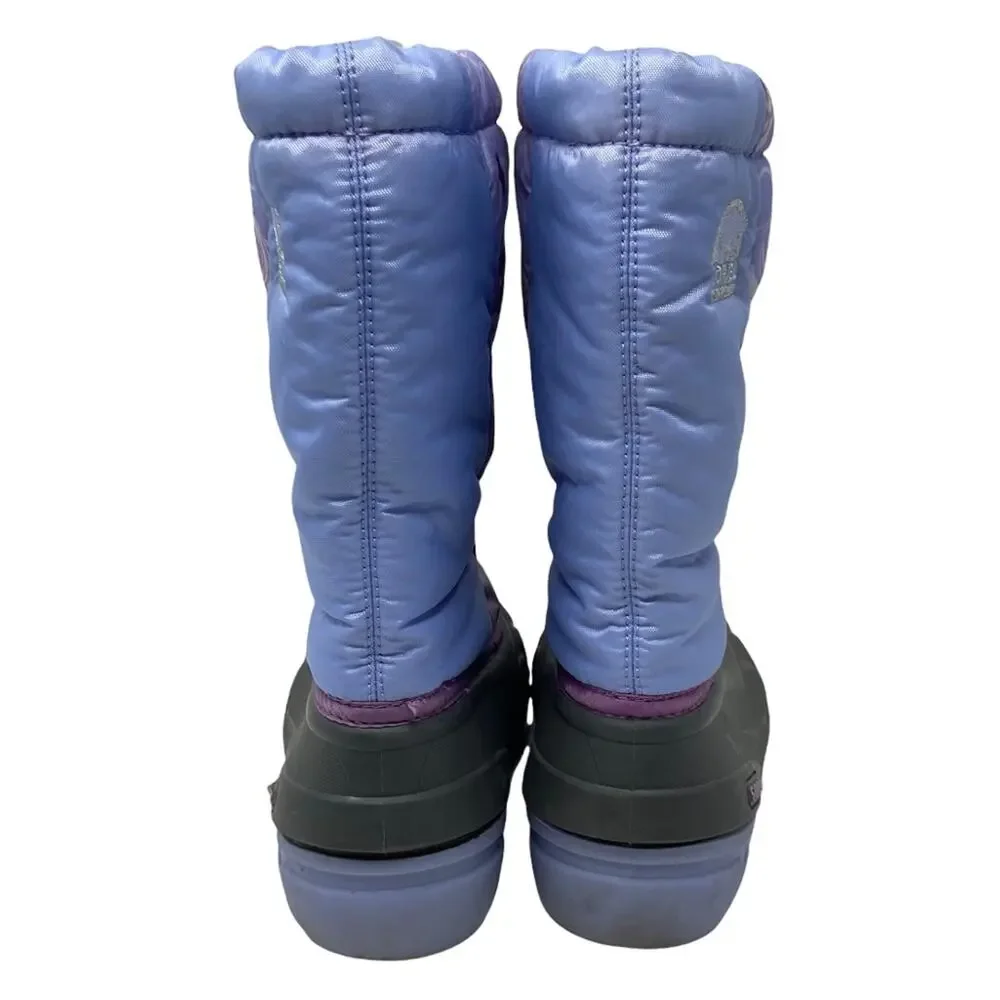 Sorel Big Kid Cub Boot Purple Sweet Pea Wild Orchid Polar Bear Snow Boots Size 6